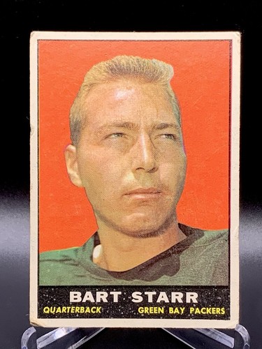 Bart Starr #39 1961 Topps card