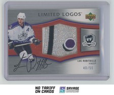 2005-06 Upper Deck The Cup Limited Logos Auto Patch Luc Robitaille /50 #LL-LU