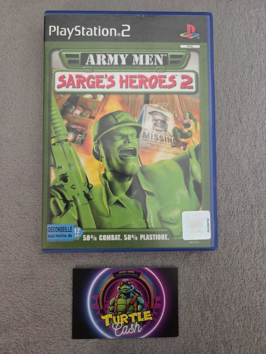 Jeu playstation 2 PS2 - Army men sarge's heroes 2 Fr🇨🇵