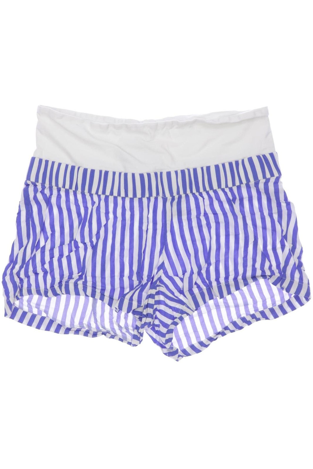 H&M Mama Shorts Damen kurze Hose Hotpants Gr. L Baumwolle Blau #tbcp1a8
