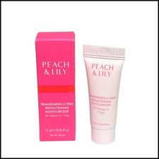 Peach & Lily Transparen C Pro Brightening Moisturizer 5ml Mini Travel Size New