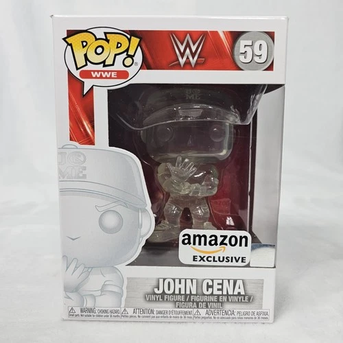 Funko Pop! Vinyl WWE John Cena Invisible Amazon Exclusive #59 You Can't See Me