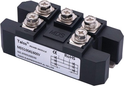 Taiss Bridge Rectifier 100A 1600V 5 Terminals 3 Phase Diode Module rectifier... 
