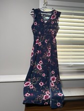Women's Floral Print Sleeveless Dress