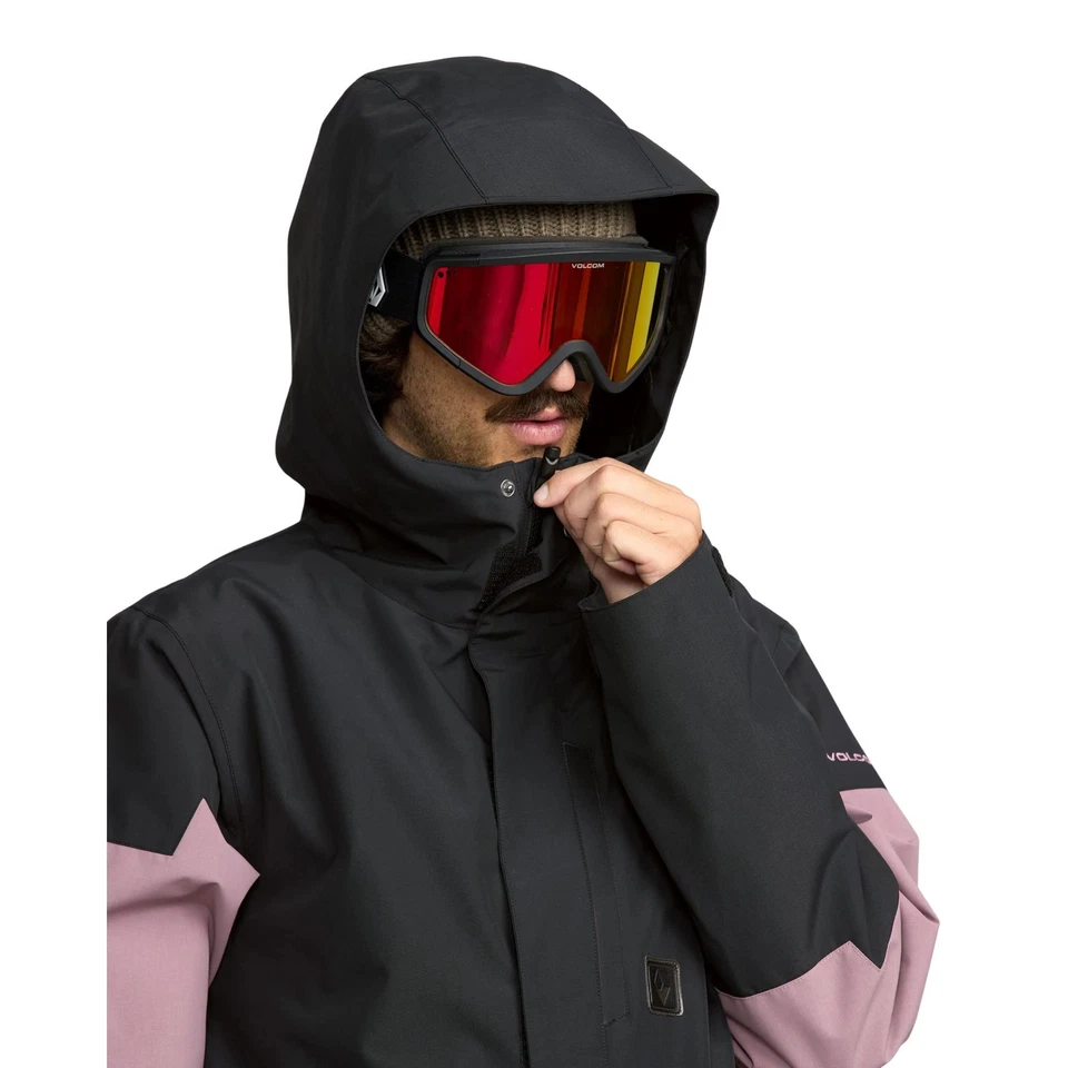 Volcom Primry Men's Winter Jacket, Mauve, Medium - Image 3 of 4