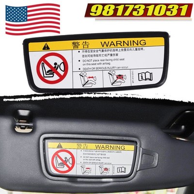 981731031 Sun Visor Vanity Mirror Cover Replacements For Porsche For 911/718 981