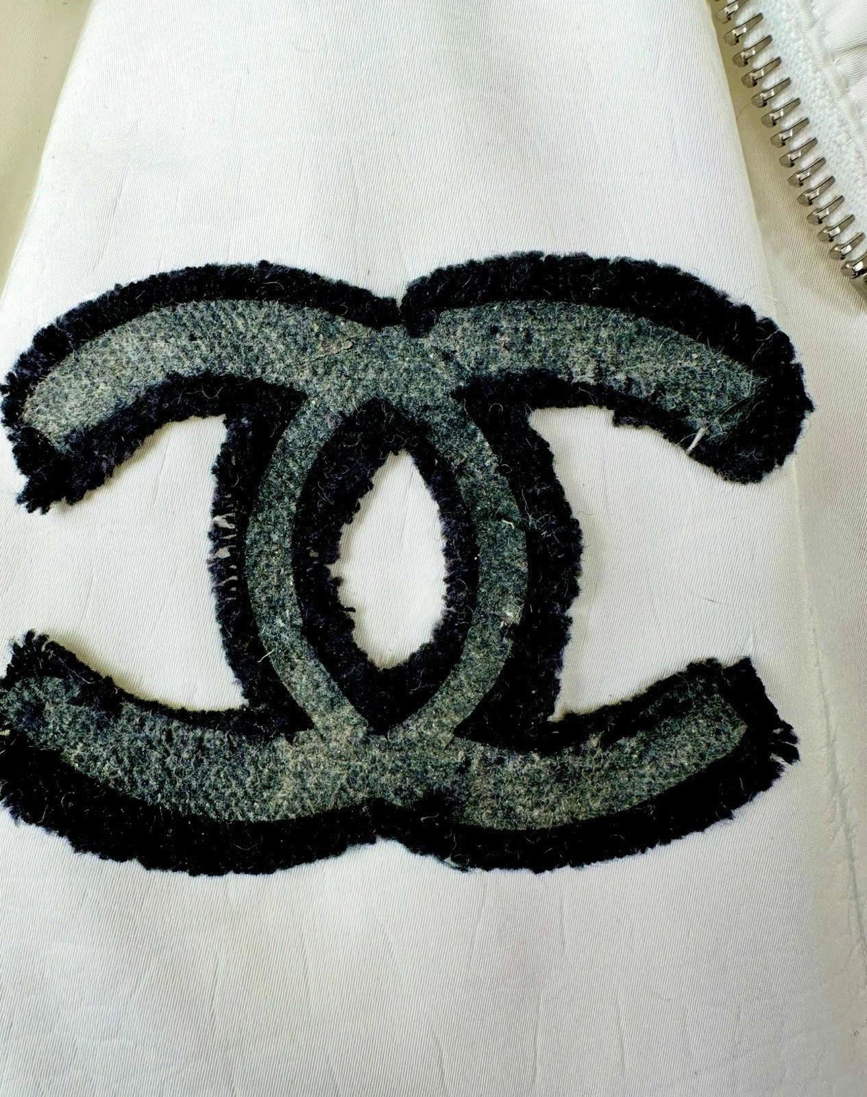 Giacca Bomber Chanel Vintage 2009 Sport Logo 34 36 38 40 2 4 6 8 Cappotto Top S M