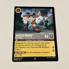 Mickey Mouse Musketeer 186/204 Disney Lorcana First Chapter Non Foil NM
