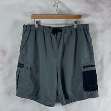 Nike Shorts y2k Grey Cargo Vintage XL 90s 2000s Retro Mesh Lined