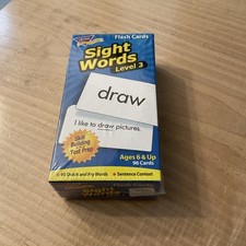 NEW/SEALED TREND "Sight Words" Level 3 Flash Cards Age 6 w 96 Cards
