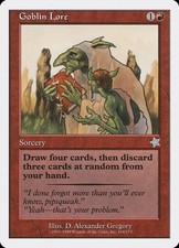 Goblin Lore - Starter 1999 - LP - MTG Magic The Gathering