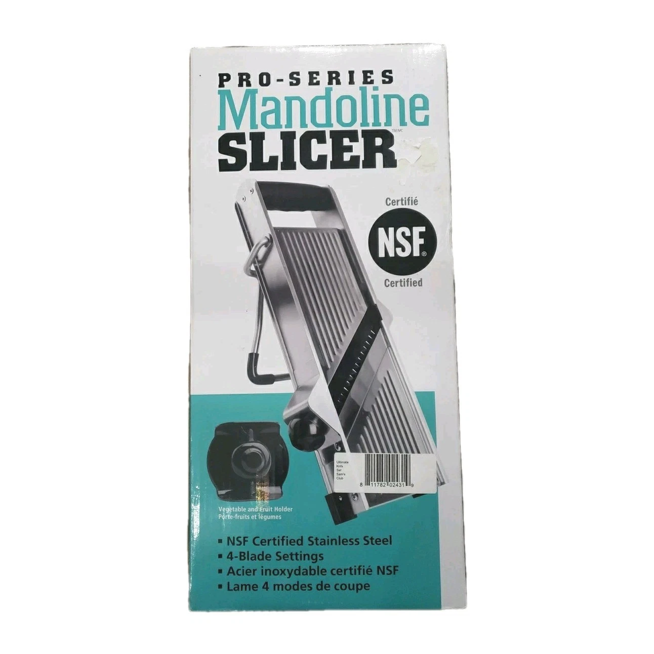 Pro-Series Mandoline Slicer NSF Certified Stainless Steel 4-blade Settings New
Opens in a new window