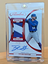 2023 Panini Flawless Tyler Gentry RPA 14/20 Rookie Patch Auto PPA-TG 🔥
