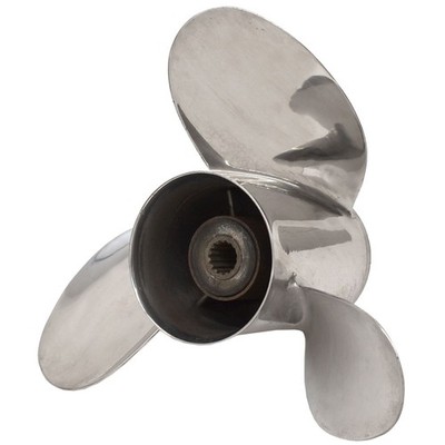 Suzuki Boat Propeller | RH 14 1/4 x 22P Stainless Steel (Demo)