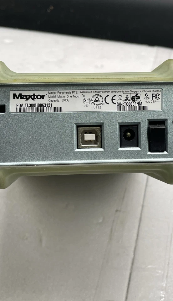 Maxtor OneTouch III 300GB External Hard Drive USB 2.0 Desktop Storage HDD - Image 2 of 4