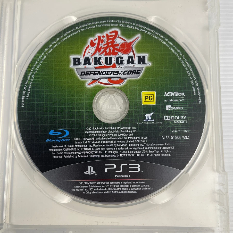 Bakugan Defenders Of The Core - Playstation 3 (PS3) Complete With Manual - Image 4 of 4