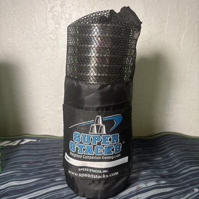 Speed Stacks Super Stacks 12 Metal Weighted Competition Training Cups + Bag 