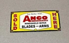 VINTAGE 12” ANCO WIPERS PORCELAIN SIGN CAR GAS OIL TRUCK