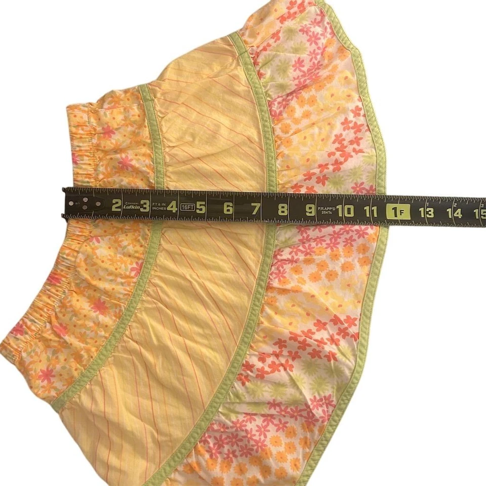 Falda floral en capas Gymboree para niñas talla 6 multicolor primavera Foto 4 de 4