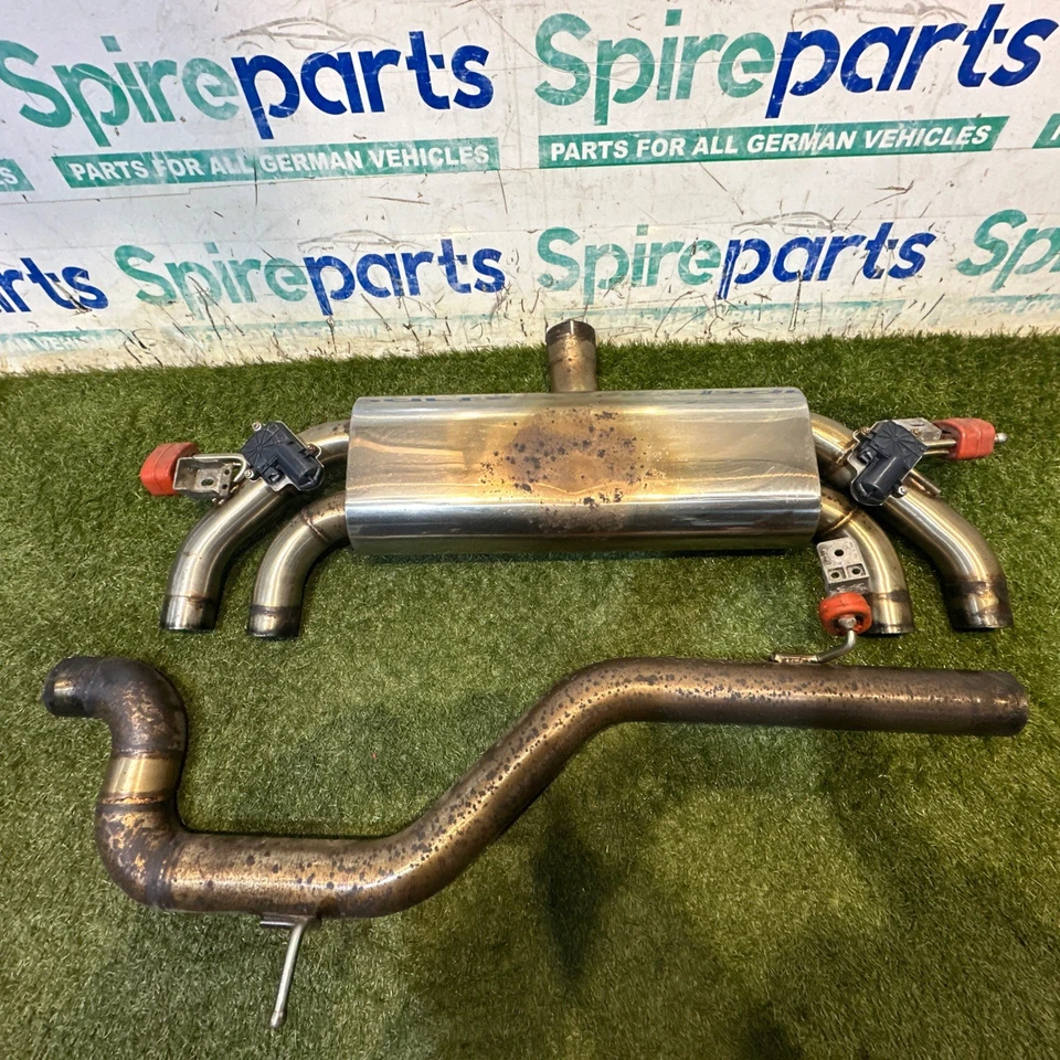 2017 VW GOLF R MK7 AUDI S3 2.0L STANDARD EXHAUST CAT BACK GENUINE STOCK QUAD TIP - Image 3 of 4