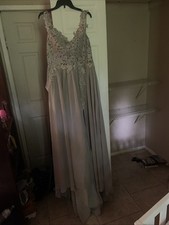 Green Lace Prom Dress Vintage Never Worn Size 16/18 Formal