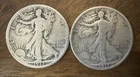 1917 Walking Liberty Half Dollar Silver Lot Of 2 Free Shipping