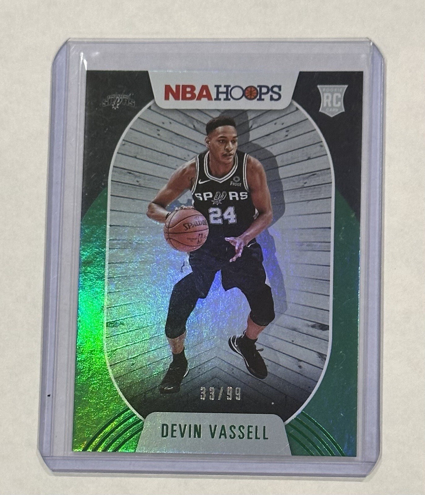 2020-21 Panini NBA Hoops - Green #209 Devin Vassell /99 (RC)
