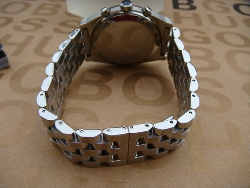 Hugo Boss Swiss Metropolis Pilot Gold bracelet strap part watch link 1100 1120 - Picture 7 of 10