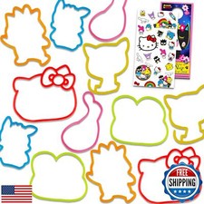 Hello Kitty Silly Bandz Pack - 48 Pc Silly Bandz Bundle with Character Bracel