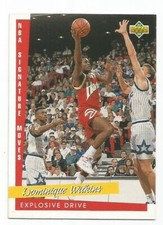 DOMINIQUE WILKINS 1993-94 UPPER DECK SIGNATURE MOVES CARD MINT CONDITION