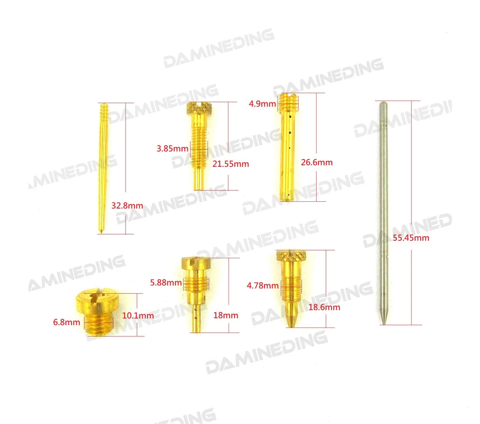 Kit de reconstrucción de carburador para C100 C102 CA100 CA102 CD105 Stock en EE. UU. Foto 3 de 4