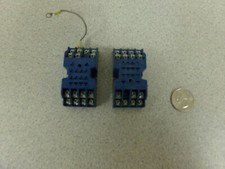 AMF Potter  Brumfield 5A 300V 224 Relay Sockets, Lot of 2 FREE SHIPPING 