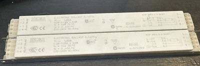 2x Helvar EVG 1 x 55W s für Leuchtstofflampen Osram Philips
