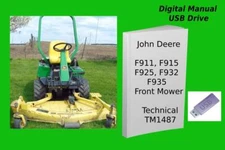 John Deere F911 F915 F925 F932 F935 Front Mower Technical Manual See Description