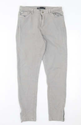 Dunnes Stores Damen grau Baumwollmischung Skinny Jeans Größe 12 L26
