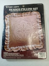 Vogart Crafts Beaded Pillow Kit 14" x 14" Does not include pillow Made USA