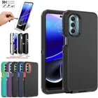 For Motorola Moto G Stylus 5G 2022 Case Phone Armor+Tempered Glass Protector