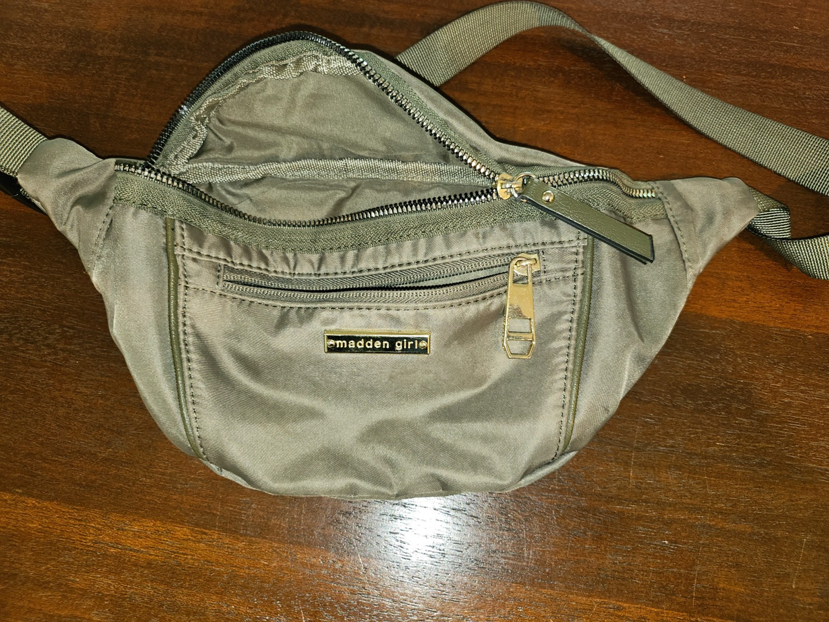 Steve Madden Crossbody Belt Bag Fanny Pack Saddlebag- Madden 