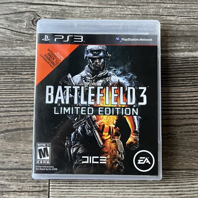 Battlefield 3 -- Limited Edition (Sony PlayStation 3, 2011)