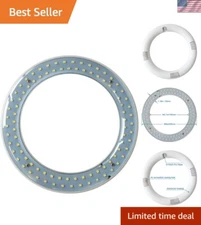 Replacement 8-Inch LED Circline Bulb - 6000K Daylight, Easy Install G10Q Base