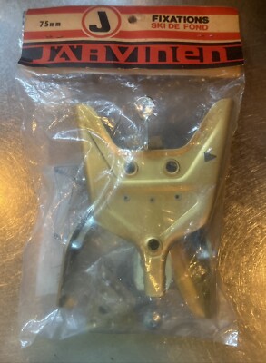 Rare Find-New Old Stock! Jarvinen Fixations 75mm Cross Country Ski Bindings NIP!