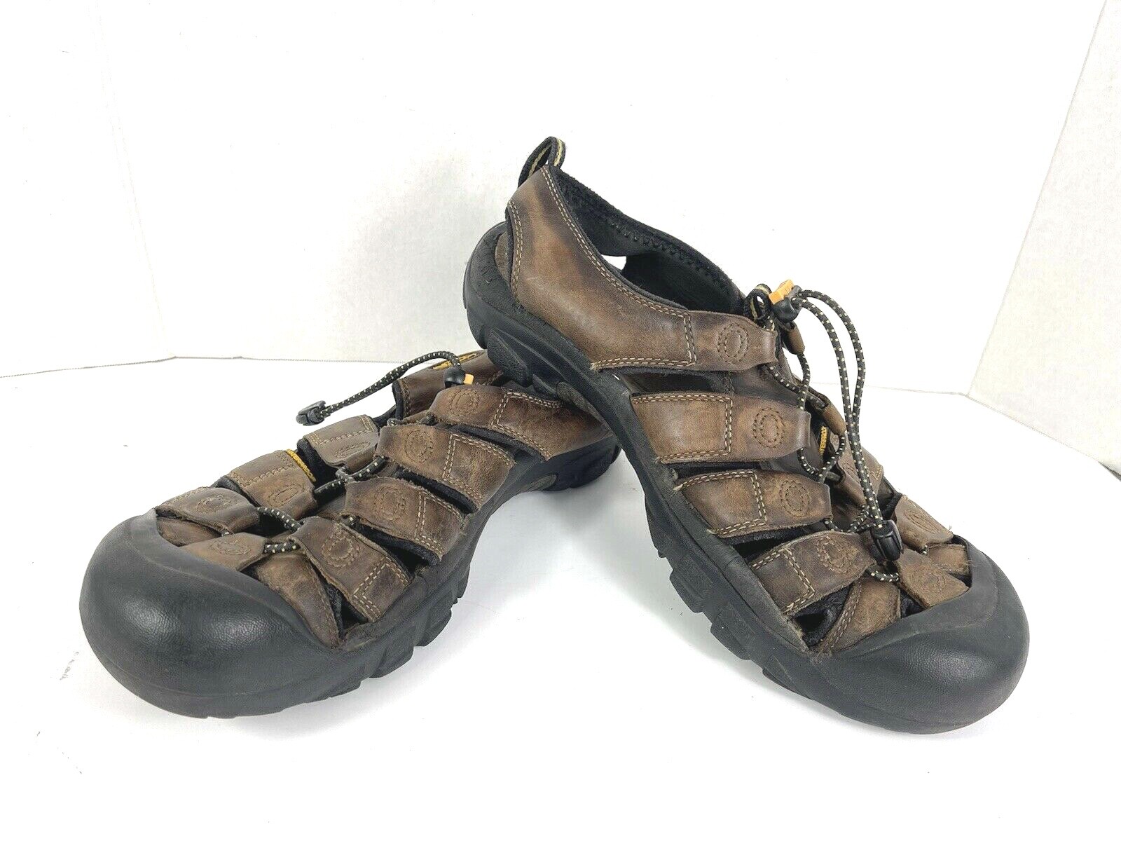 Sandali Keen Uomo 10M Newport Scarpe Pelle Marrone Impermeabili Escursionismo Sentiero Acqua