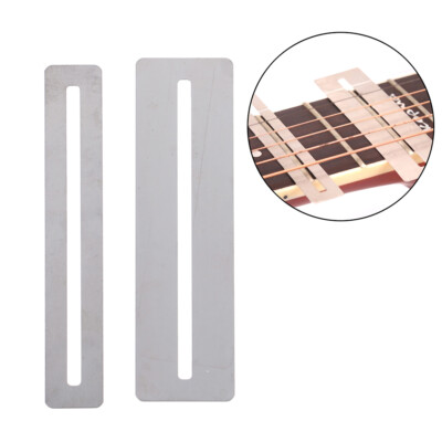 2pcs guitar bass fretboard bendable stainless steel fingerboard guardprote.YR