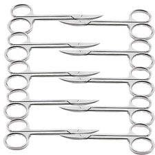 10 PC Dental Crown and Collar Festooning Scissors Curved Dentist Instruments ODM