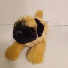 Russ Yomiko Classics PUG Puppy Dog Realistic Plush Stuffed Animal 10"