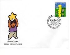 Lettland/Latvija FDC vom 09.05.2000