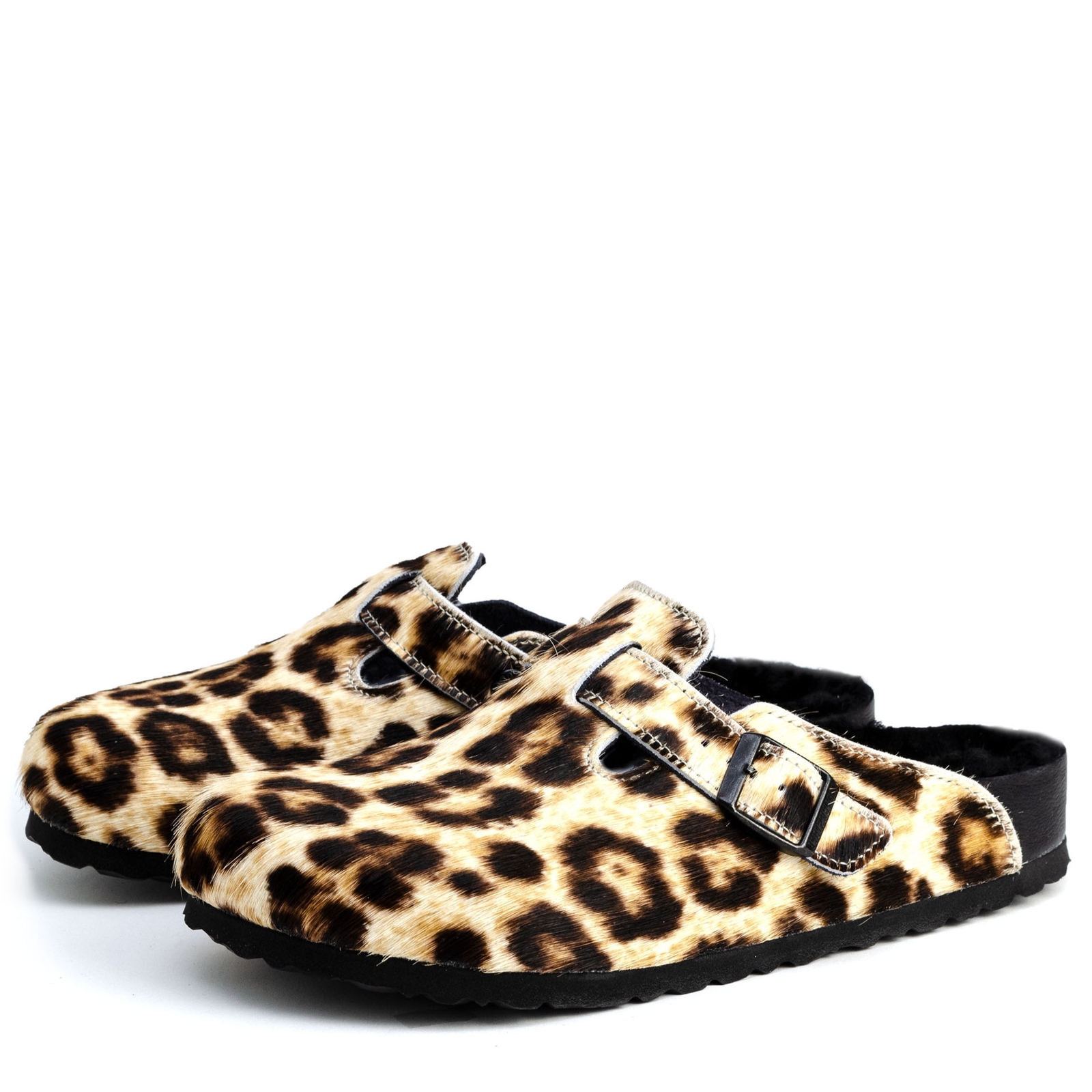 BIrkenstock Boston Cowhide Snow Leopard 1015340 8 US 41 EU | eBay