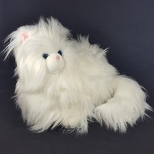 Vintage Persian Cat Kitty Kitten Stuffed Animal Plush Doll Soft Cuddle
