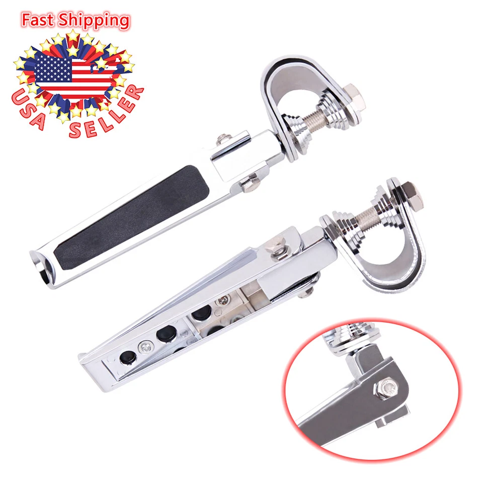 Комплекты U-образных зажимных ножных колышков для защиты двигателя от аварии для Harley Touring Dyna 1–1,25 дюйма - Изображение 4 из 4