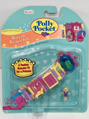 1997 BLUEBIRD Polly Pocket ROYAL BRACELET Princess Polly RARE NEW
